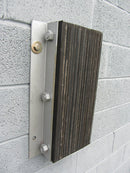 Gray Poly Laminated Rubber Dock Bumper - 600 x 380 x 105 mm