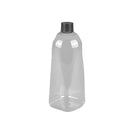 Gray Square/Round Clear PET Bottle (Pack of 10) - Versatile Design for Beverages, Sauces, and More