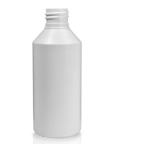 Light Gray White Swipe HDPE Plastic Bottles (Pack of 10) – Leakproof and Durable