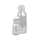 Gray Square FRESH PET Juice and Smoothie Bottle PET (Pack of 10) – Clear, Leak-Proof Bottle for Fresh Beverages