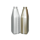 Light Gray Plastic Rectangular OIL Bottle - 30% PCR Recycled Material