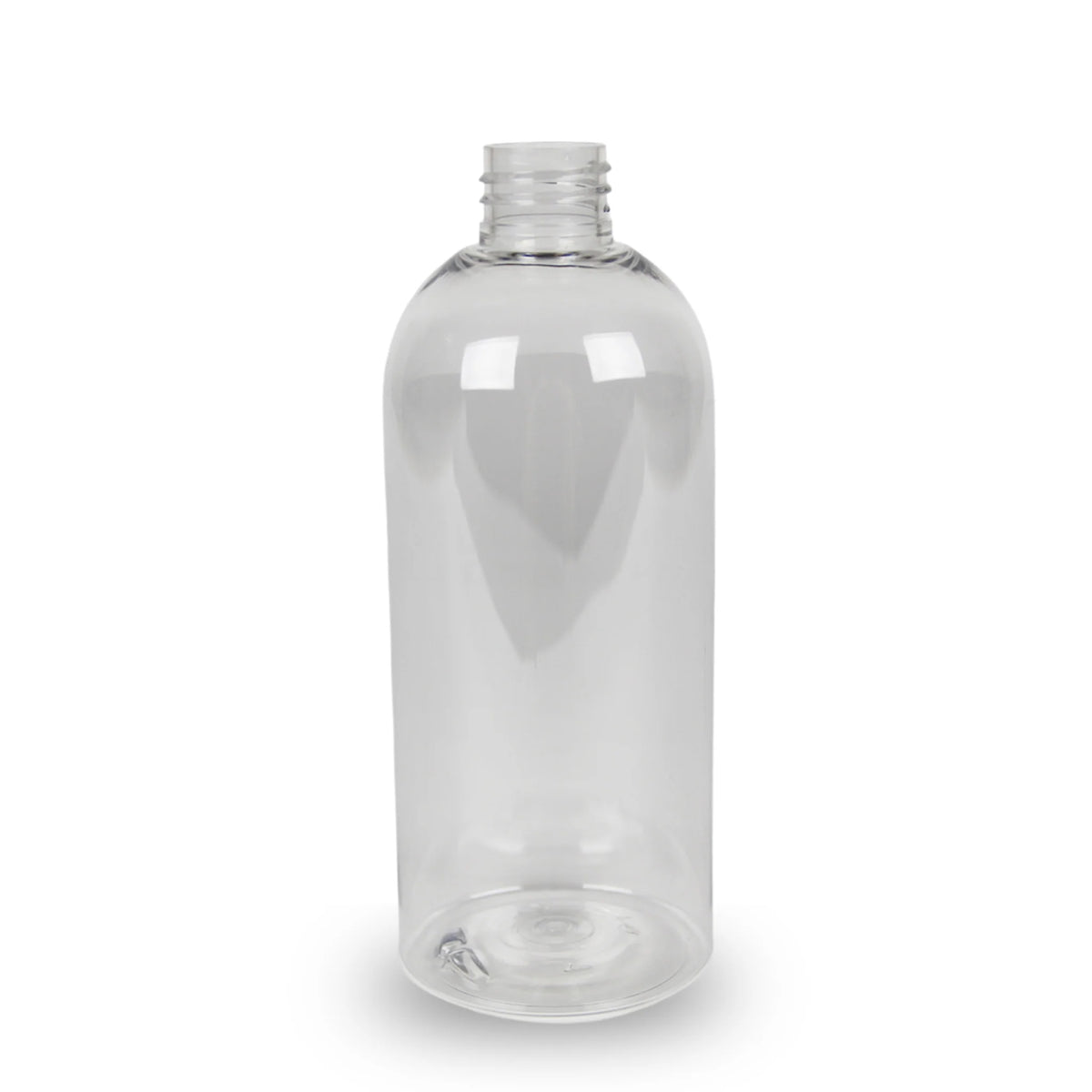 Light Gray Square/Round Clear PET Bottle (Pack of 10) - Versatile Design for Beverages, Sauces, and More