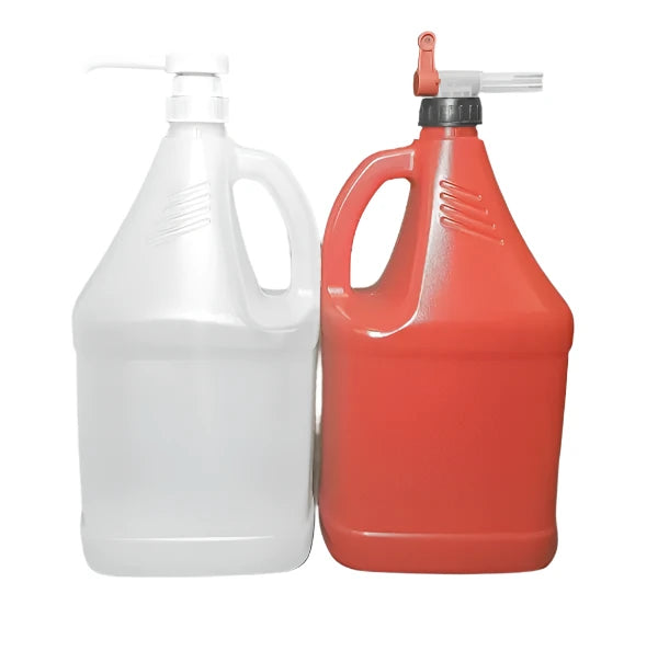 Light Gray HDPE Round Natural Sauce Bottle with Flip Top Cap – Refillable & Reusable