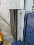 Gray Poly Laminated Rubber Dock Bumper - 600 x 380 x 105 mm