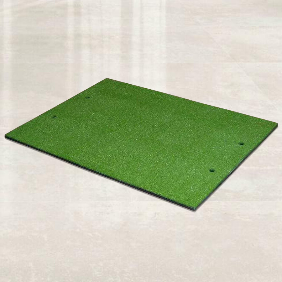 Dark Olive Green Premium Artificial Grass Golf Mat With Shock-Absorbing Base
