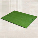 Dark Olive Green Premium Artificial Grass Golf Mat With Shock-Absorbing Base