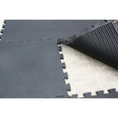 Dim Gray Mega Floor Heavy Duty Rubber Gym Mats 16mm - Anti-Slip, Impact Absorbing, Non-Slip Rubber, Easy Fit