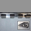 Dark Gray Stainless Steel Hook On Curtain Rails