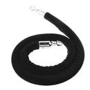 Black Premium Queue Control Velvet Rope Barrier – Elegant Velvet Stanchion Rope System for Crowd Management