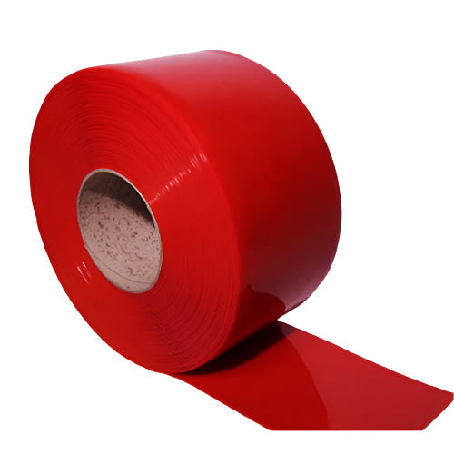 Light Gray Red PVC Rolls (50m)