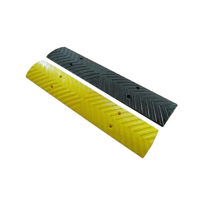 Dark Slate Gray High-Visibility Plastic Rumble Strip – Pre-Drilled Polyurethane Traffic / Safety Strip (500 × 100 × 15 mm)
