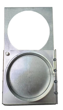 Dark Gray Rolled Edge Sliding Blast Gate