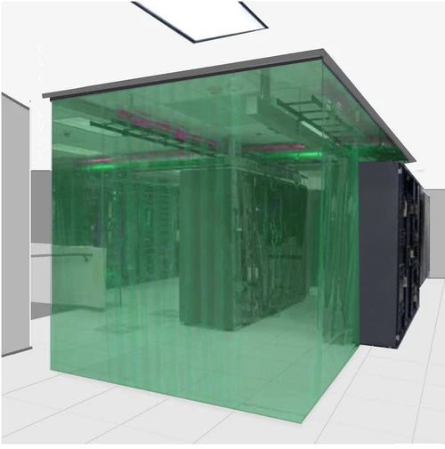 Dim Gray Anti-Static Data Centre Curtains (Hook On)