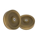 Dark Olive Green 200mm High Temp Phenolic Wheel 3/4" (19.1mm) Roller Bearing Bore (300 °C)