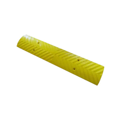 Dark Goldenrod High-Visibility Plastic Rumble Strip – Pre-Drilled Polyurethane Traffic / Safety Strip (500 × 100 × 15 mm)