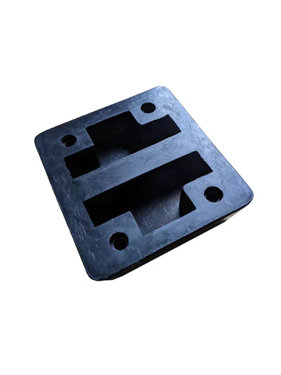 Dark Slate Gray Small TPX Rubber Dock Bumper - 330 x 305 x 100mm