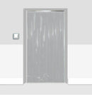 Light Gray Solid White Coloured Curtains (QuickMount)