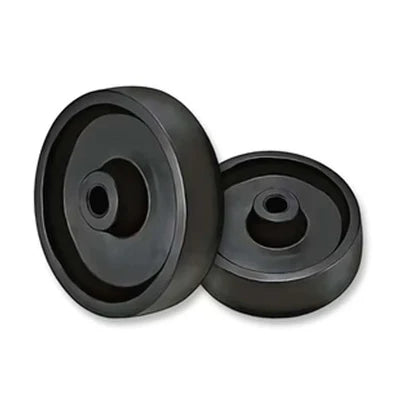Dark Slate Gray 125mm High Temp Polymer Glass Fibre Wheel 15mm Plain Bore (260 °C) - 250kg Load Rating