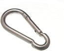 Dark Gray Carbine Clip For Securing Netting to Wire Rope