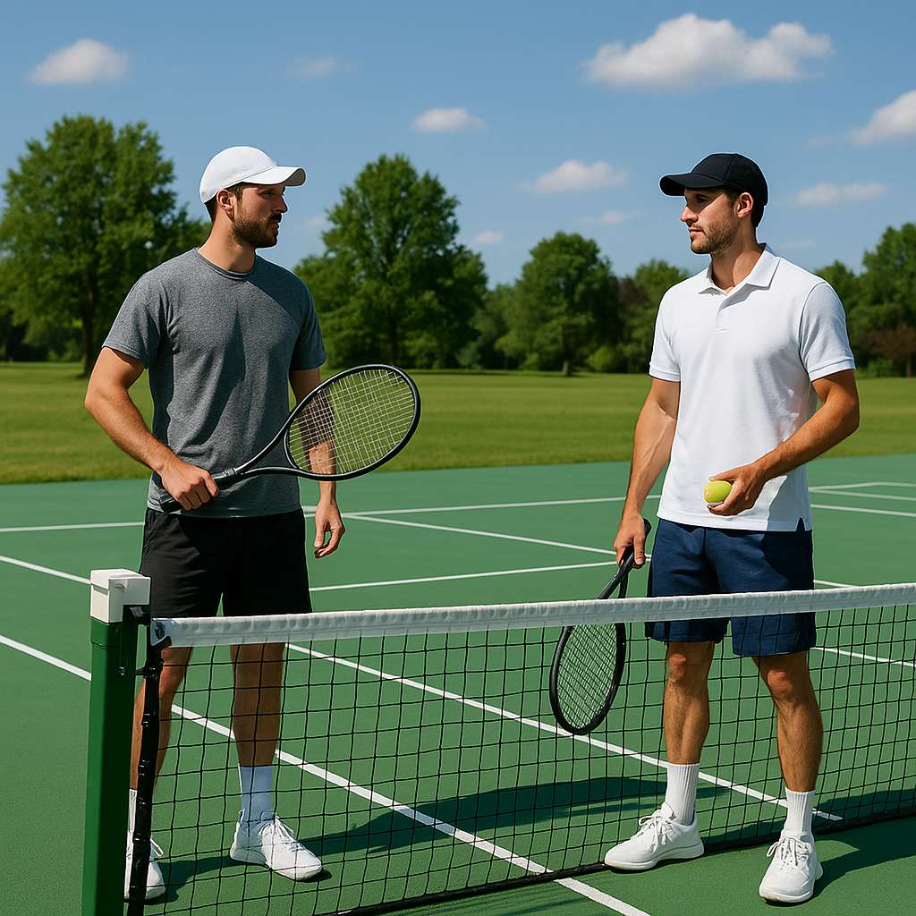 Dark Olive Green High-Density Standard Tennis Court Surround Mesh - 2m x 18.25m