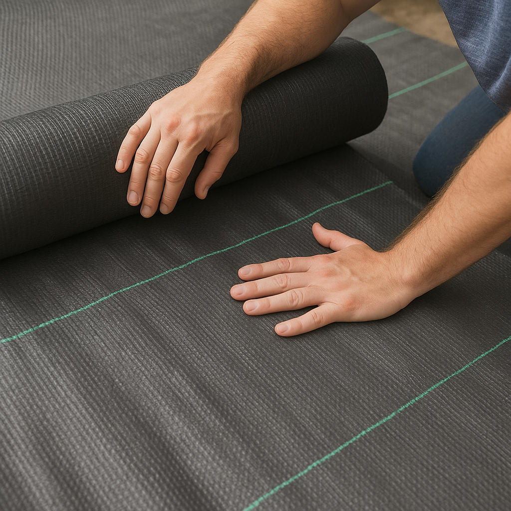 Dark Slate Gray UV Stabilised Black/White Ground Cover For Long-Lasting Crop Protection