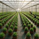 Dark Slate Gray UV Stabilised Black/White Ground Cover For Long-Lasting Crop Protection