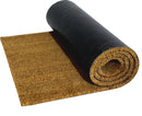 Sienna Coir Entrance Matting Roll – Natural Coconut 17mm – 1m or 2m Wide – Cut to Size – Indoor/Outdoor Mat with PVC Backing