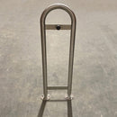 Dark Gray 48mm Diameter Door Guard – Heavy Duty Steel Door Stop with Rubber Shock Absorber | Wall Protection for Commercial & Industrial Use