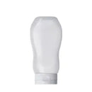 Light Gray 1 Litre Curved HDPE Sauce Bottle (Pack of 10) - Ideal for Ketchup, BBQ Sauce & More