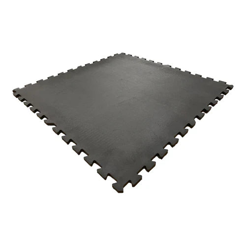Dim Gray Mega Floor Heavy Duty Rubber Gym Mats 16mm - Anti-Slip, Impact Absorbing, Non-Slip Rubber, Easy Fit