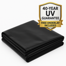 White Smoke Heavy Duty HDPE Pond Liner – 40-Year Guaranteed Waterproof Protection + Free Underlay – UV & Tear Resistant