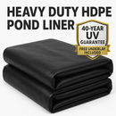 Dark Slate Gray Heavy Duty HDPE Pond Liner – 40-Year Guaranteed Waterproof Protection + Free Underlay – UV & Tear Resistant