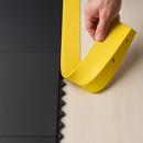 Dark Slate Gray Heavy-Duty Interlocking Rubber Playground Mats – Black, 36" x 36" x 16mm – Non-Slip, Shock-Absorbing, Safety Flooring