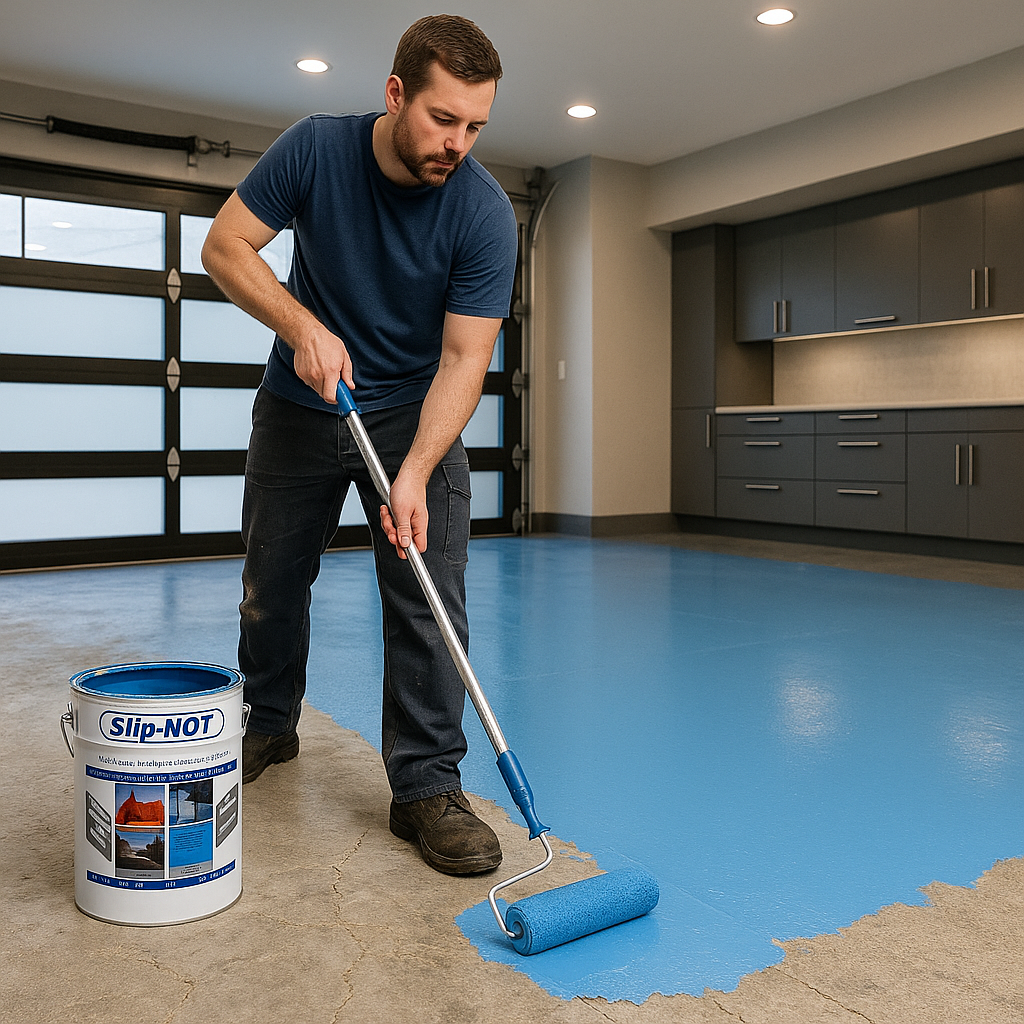 Dim Gray Supercoat Non Slip Garage Floor Paint High Impact 20Ltr Paint For Factory Warehouses
