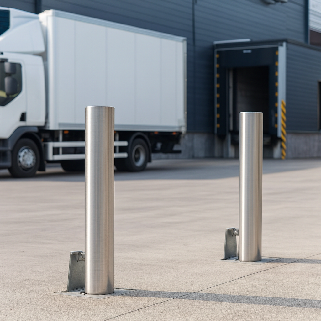 Removable Stainless Steel Security Bollard 1