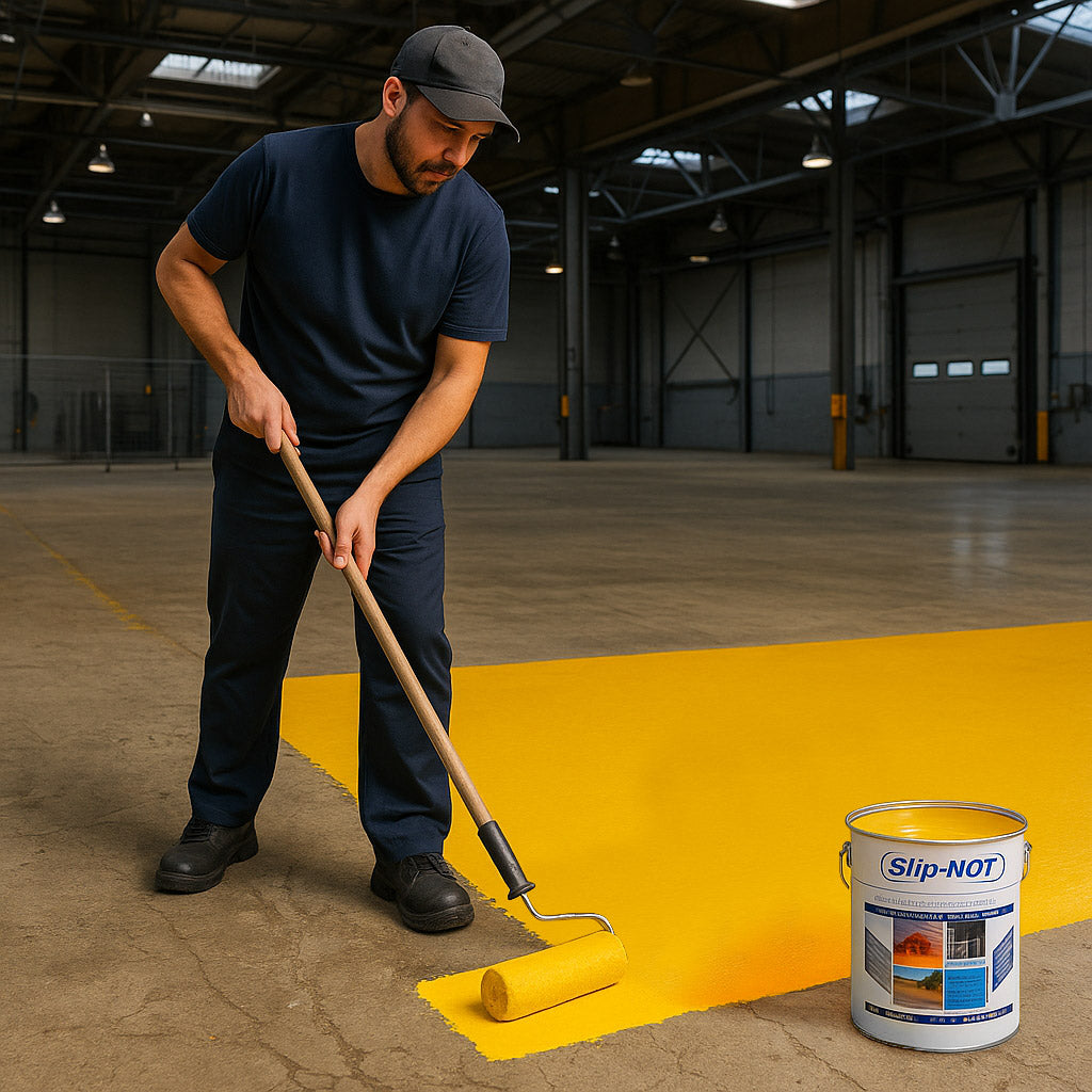Black Anti Slip Polyurethane Garage Floor Paint Resin Based High Build