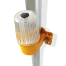 Gray Heavy-Duty Site Safety Lamp – Side-Mount | Flashing & Steady Modes | Impact-Resistant | IP54 Weatherproof