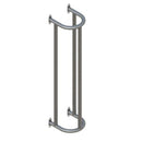 Dim Gray Heavy-Duty Wall-Mounted Column & Pipe Protector – Steel Impact Shield for Pipes, Pillars & Conduits