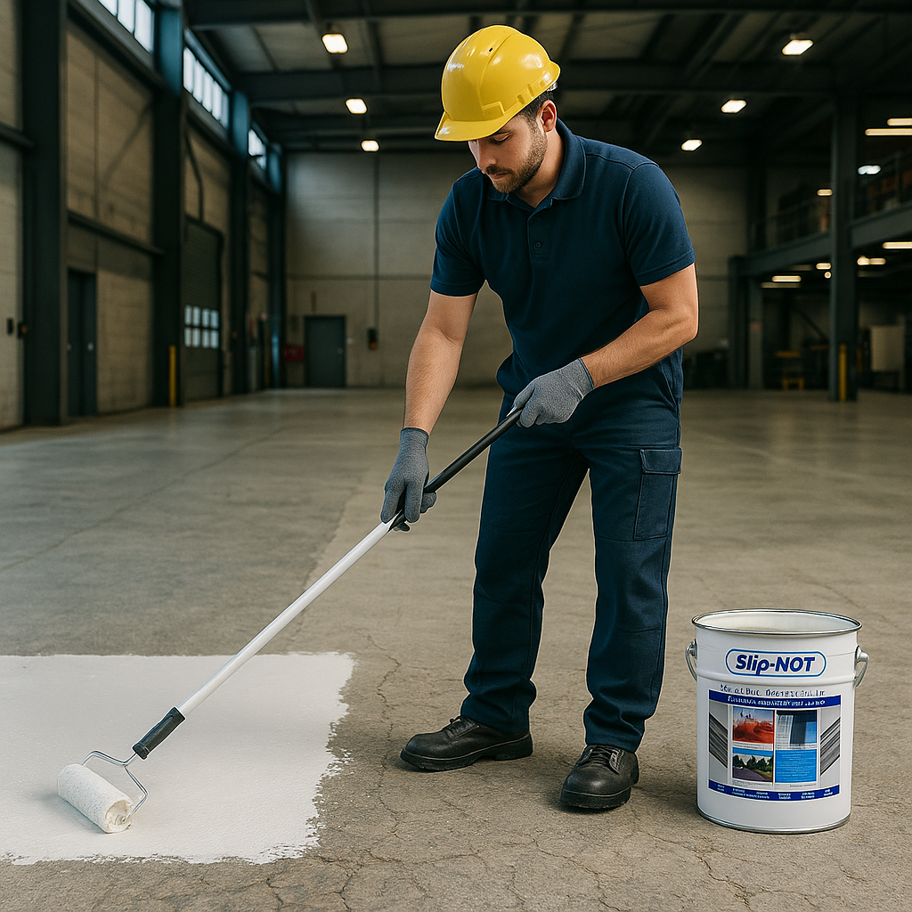 Dark Slate Gray Anti Slip Polyurethane Garage Floor Paint Resin Based High Build