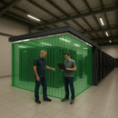 Dark Slate Gray Anti-Static PVC Strip Curtains – Hook-On Kit for Data Centres & Server Rooms | Static-Safe & Energy-Efficient