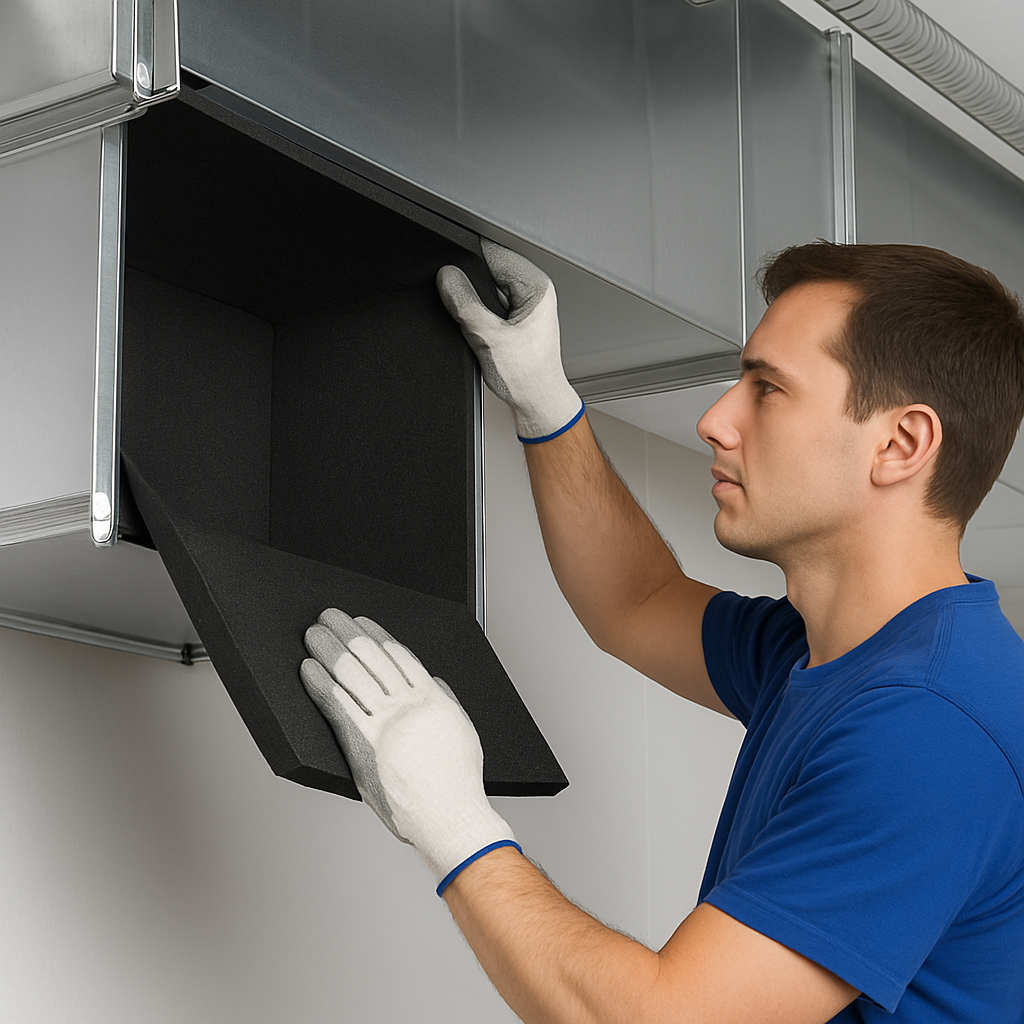 Dark Slate Gray Premium Self-Adhesive Acoustic Thermal insulation– Easy to Apply, Durable, Lightweight, Versatile for Insulation & Sealing