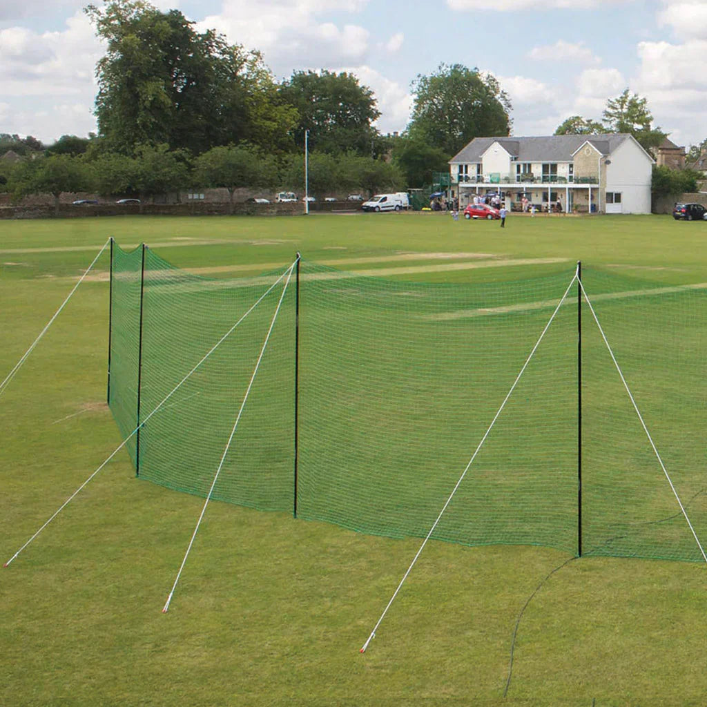 Olive Drab Lightweight & Sturdy Cricket Ball Stop Net for Schools & Clubs