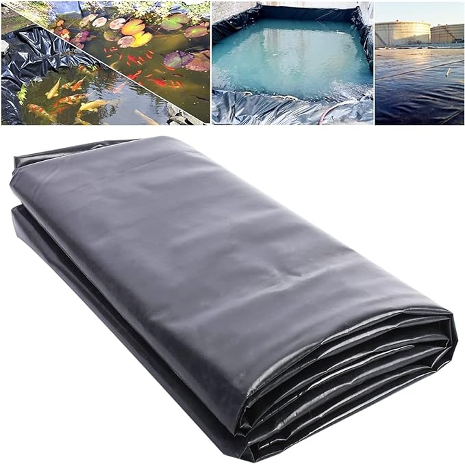 Slate Gray Industrial-Grade HDPE Pond Liner – 25-Year Guarantee | UV-Resistant, Tear-Proof, Waterproof Sheet