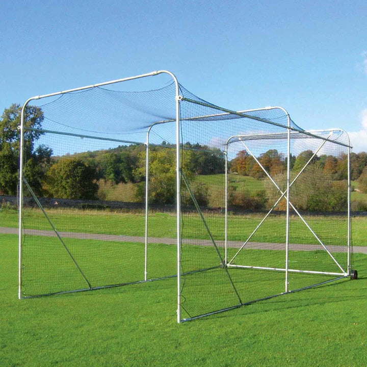 Olive Drab High-Quality XL Mobile Cricket Cage for Advanced Practice