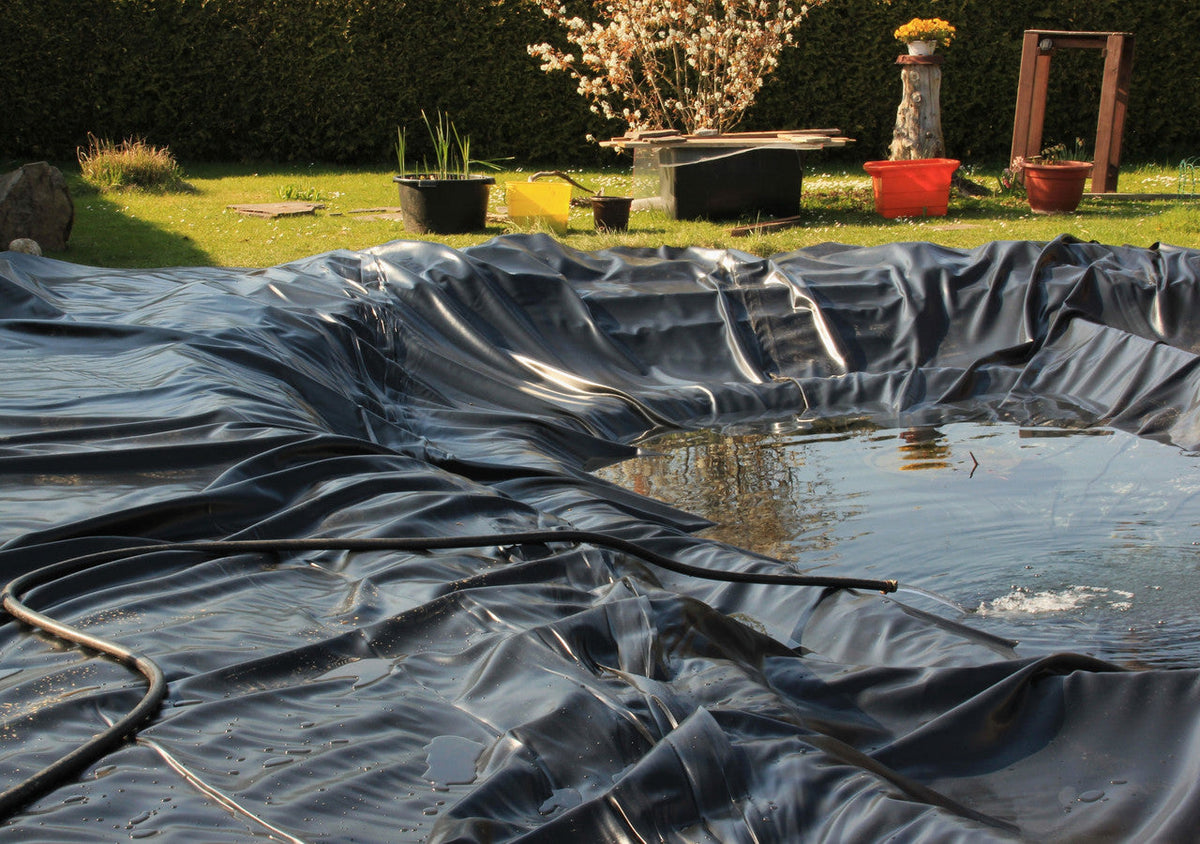 Dark Slate Gray Industrial-Grade HDPE Pond Liner – 25-Year Guarantee | UV-Resistant, Tear-Proof, Waterproof Sheet