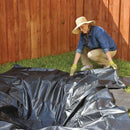 Dim Gray Heavy Duty HDPE Pond Liner – 40-Year Guaranteed Waterproof Protection + Free Underlay – UV & Tear Resistant