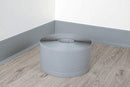 10M PVC Flexible Skirting Board 100mm x 25mm For Bathroom And Kitchen Surfaces