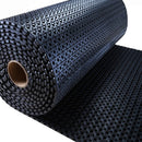 Black 10 Metre Premium Rubber Grass Mat Roll – Heavy-Duty, Non-Slip Outdoor Walkway Matting | EN1177 Safety Rated, Recycled Rubber, Easy Drainage