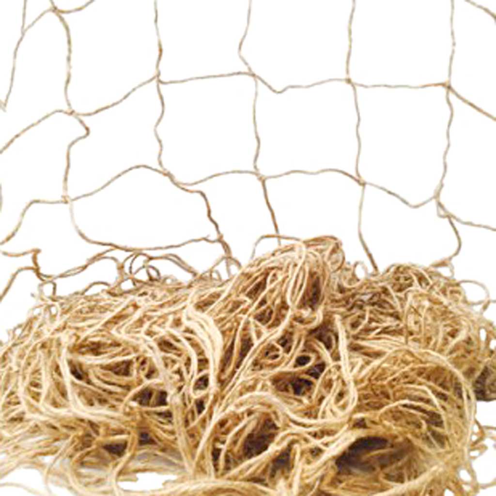 Tan Eco-Friendly Jute Plant Support Netting Sustainable Climbing Support For Your Garden