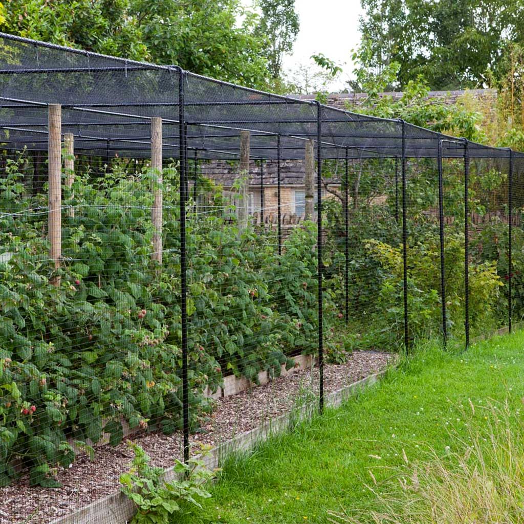 Dark Olive Green Fruit Cage Netting Standard 18mm x 18mm Bird Netting – 60GSM